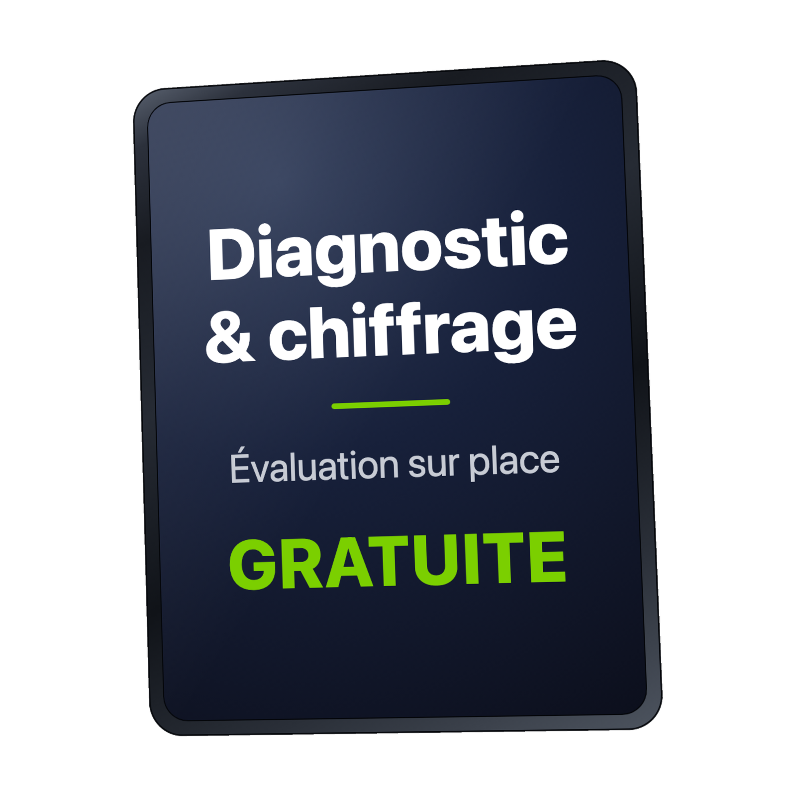 Visite &amp; devis détaillé